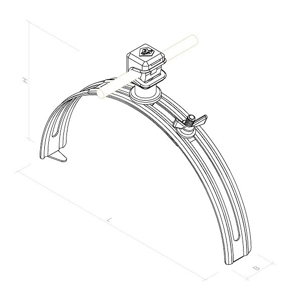 H04/13 Тримач по гребню з Niro H04/13 Тримач по гребню з Niro